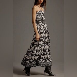 Anthropologie Payal Jain Strapless Beaded Maxi Dress